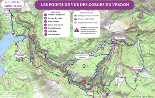 Les Points De Vue Des Gorges Du Verdon