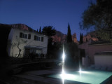 Espace Piscine de nuit